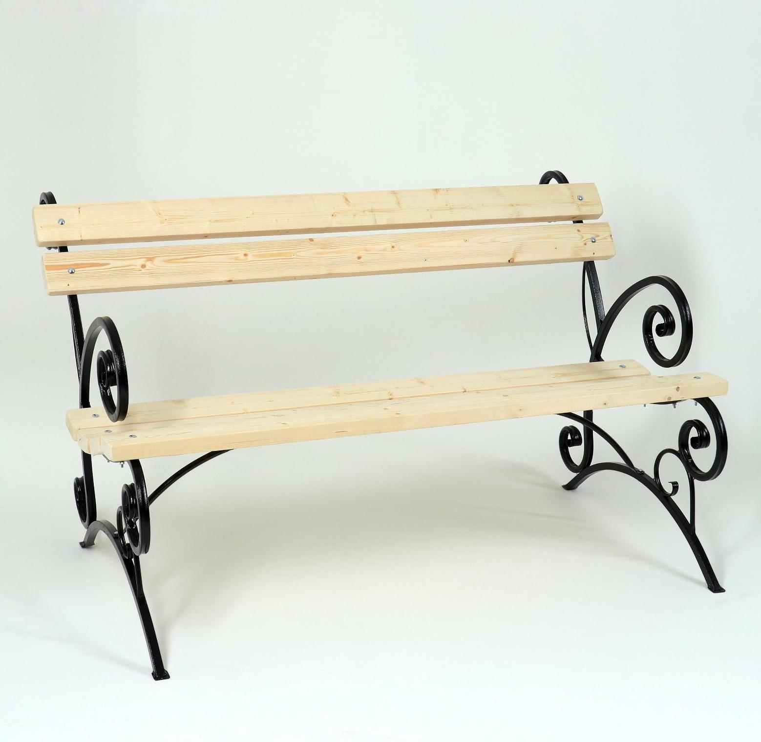 Скамейка со спинкой  