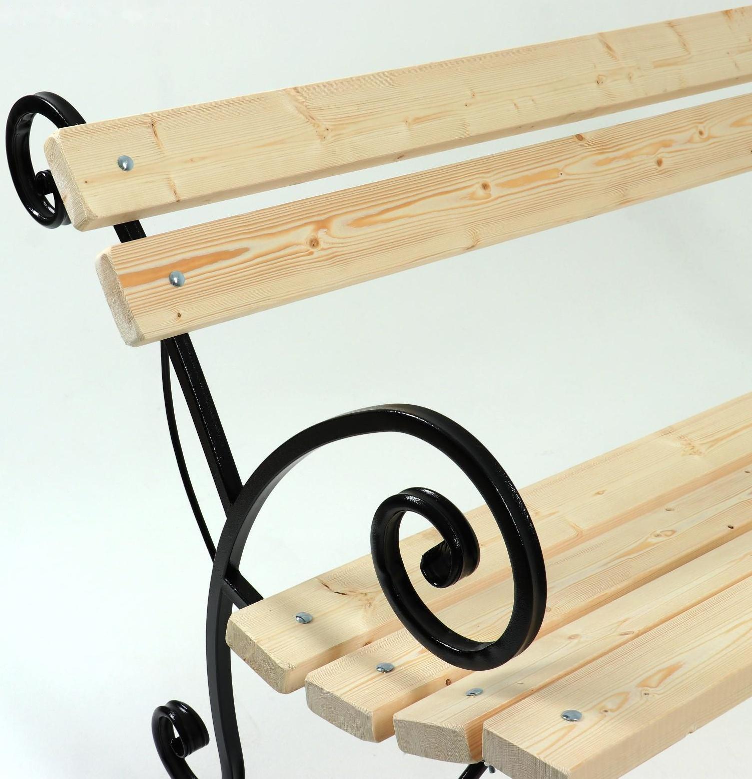 Скамейка со спинкой  