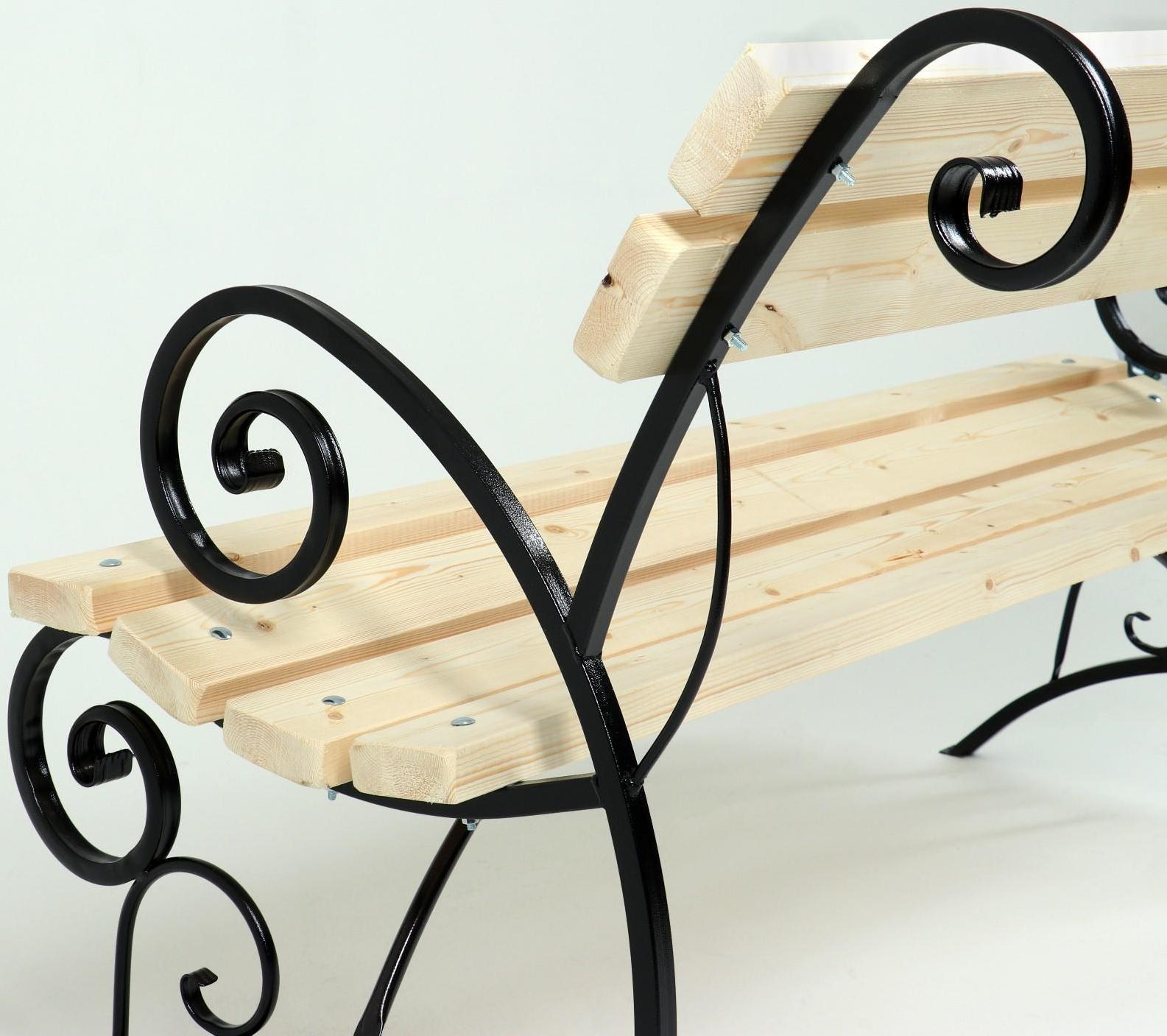 Скамейка со спинкой  