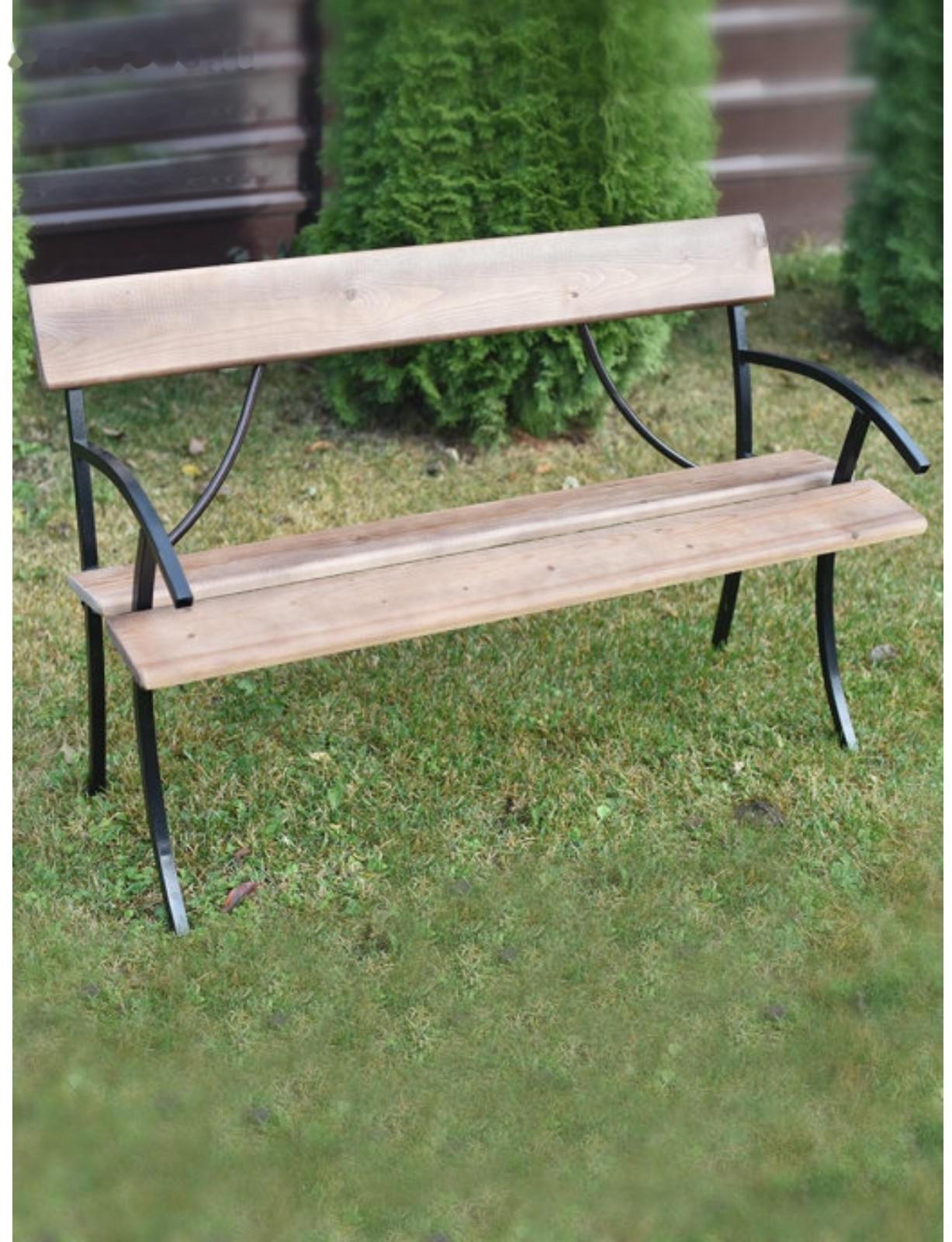 Скамейка со спинкой 