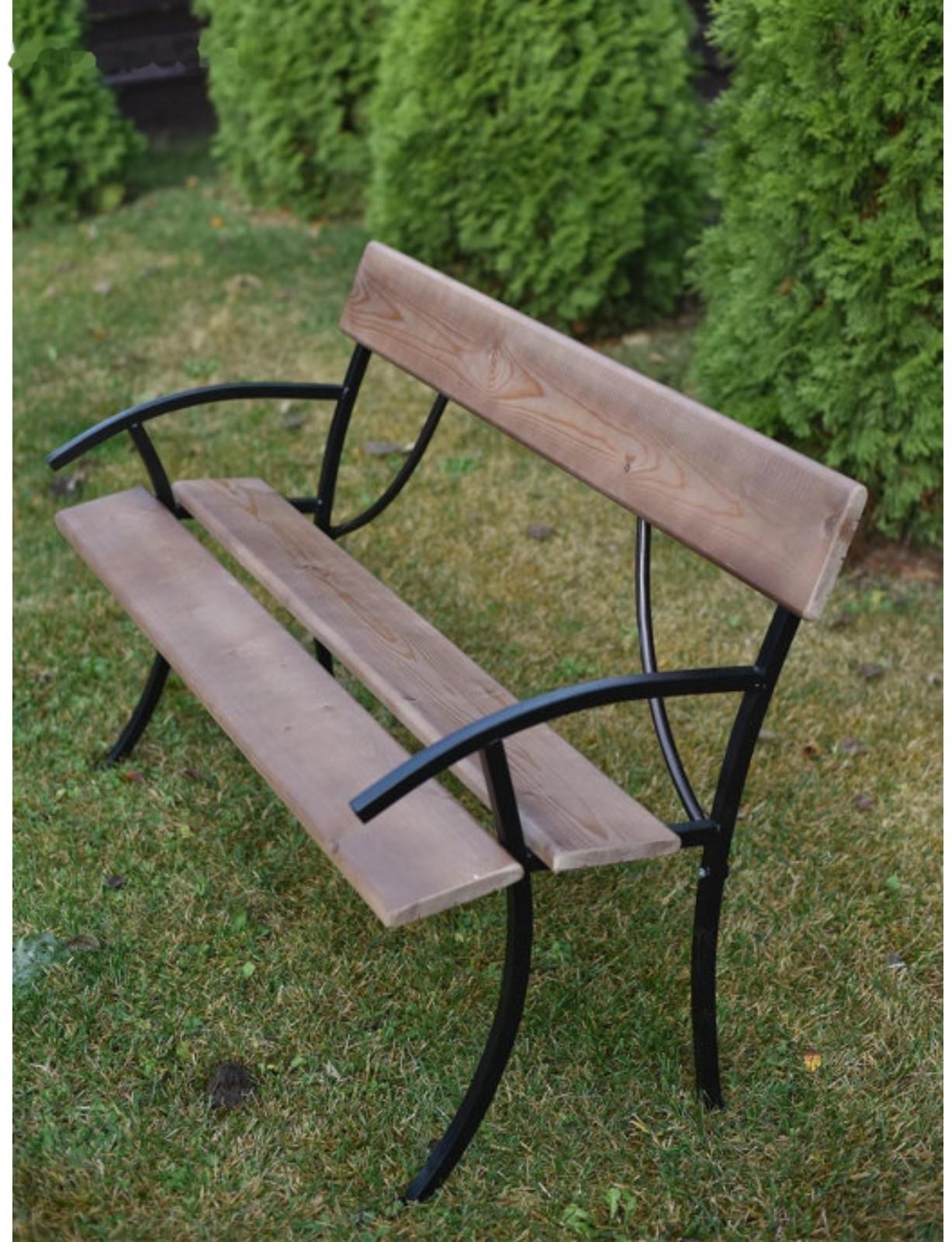 Скамейка со спинкой 