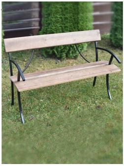 Скамейка со спинкой 