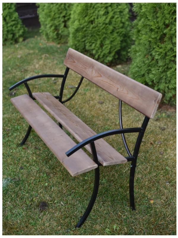 Скамейка со спинкой 