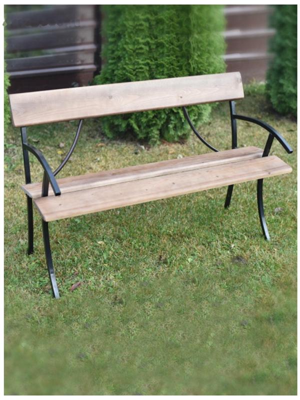 Скамейка со спинкой 