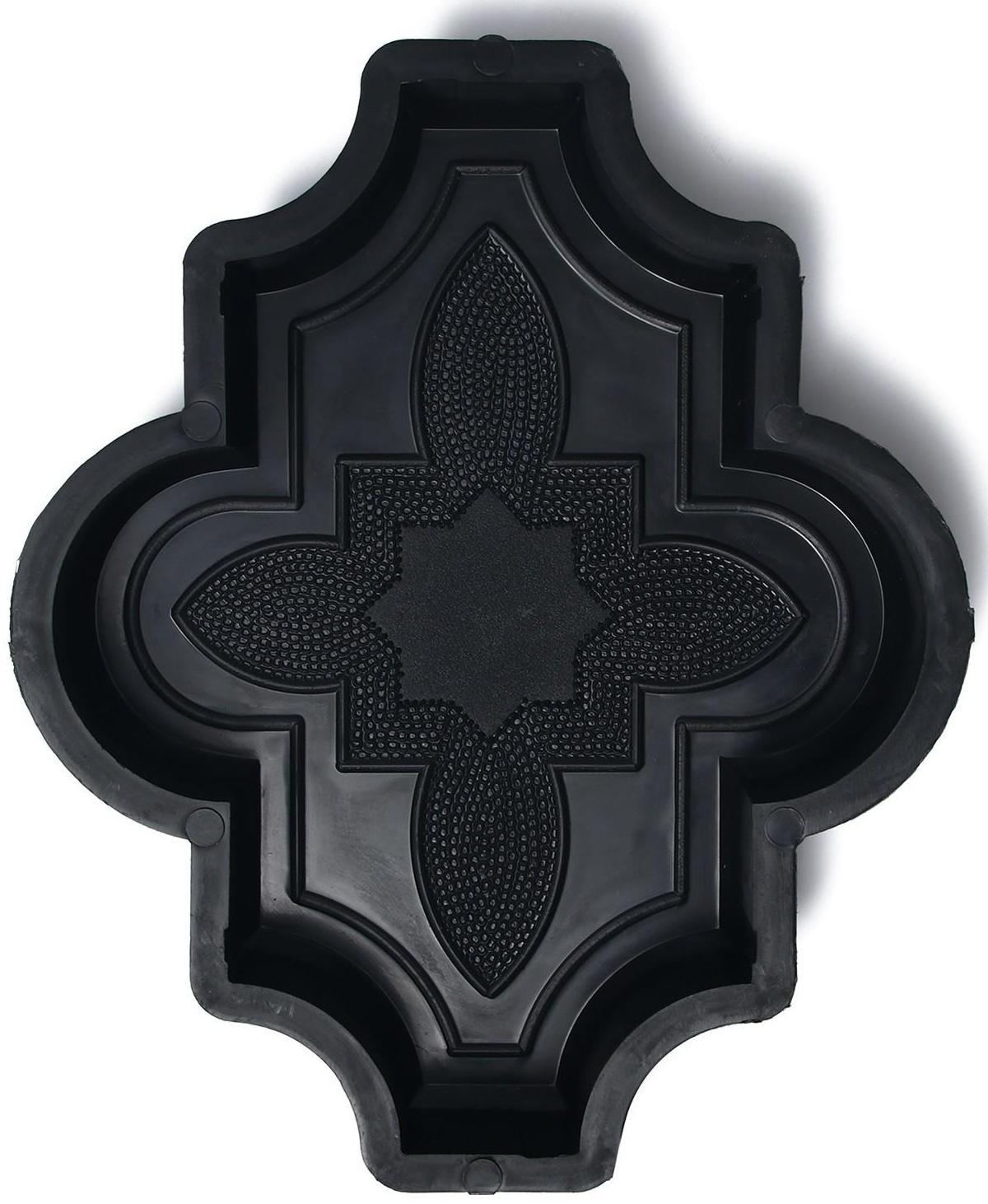 Форма для тротуарной плитки «Клевер», 26.7 × 21,8 × 4.5 см, узорный, Ф31016, 1 шт.