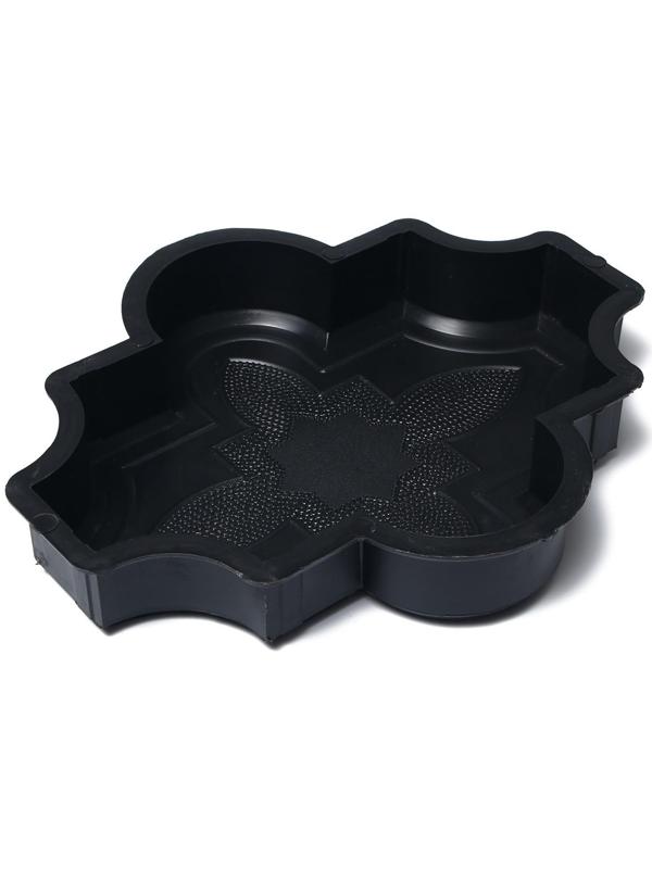 Форма для тротуарной плитки «Клевер», 26.7 × 21,8 × 4.5 см, узорный, Ф31016, 1 шт.