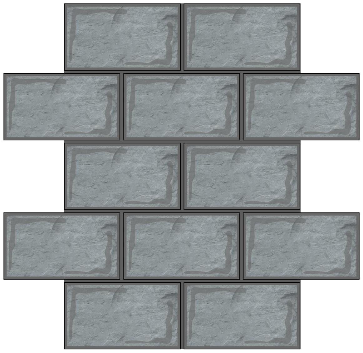 Форма для тротуарной плитки «Средневековая IV», 26 × 16.5 × 5.7 см, Ф11033