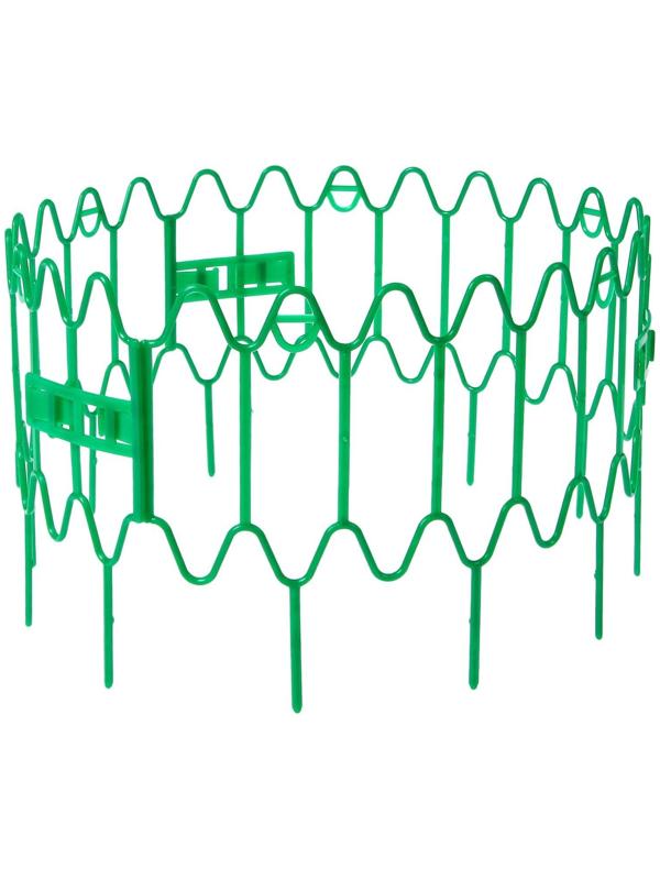 Кустодержатель для клубники, d = 15 см, h = 18 см, пластик, набор 10 шт., зелёный, «Волна»
