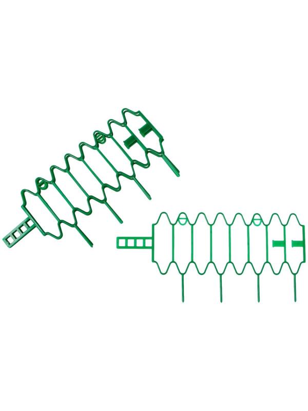 Кустодержатель для клубники, d = 15 см, h = 18 см, пластик, набор 10 шт., зелёный, «Волна»