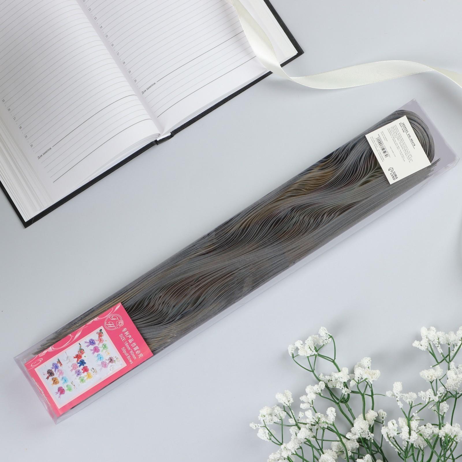 Бант-шар №3 простой серебряный