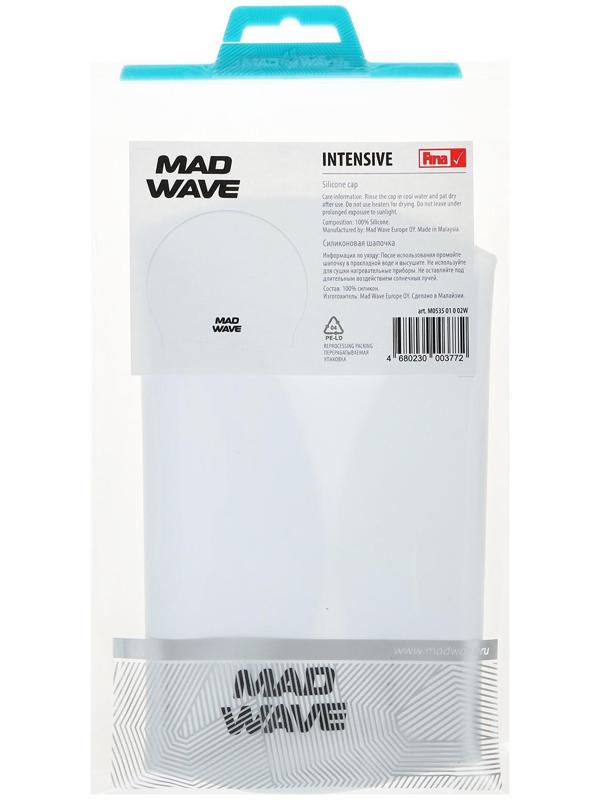 Силиконовая шапочка, INTENSIVE M0535 01 0 02W, White