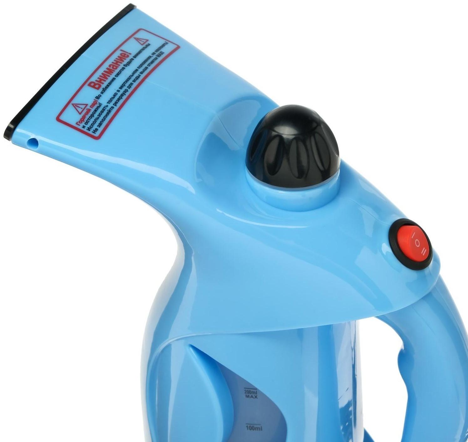 Отпариватель Irit IR-2314, ручной, 800 Вт, 200 мл, 25 г/мин, синий