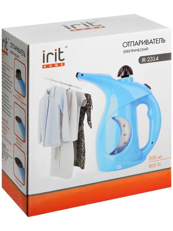 Отпариватель Irit IR-2314, ручной, 800 Вт, 200 мл, 25 г/мин, синий