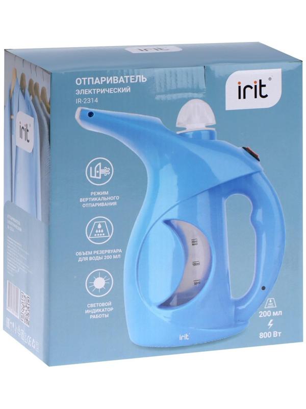 Отпариватель Irit IR-2314, ручной, 800 Вт, 200 мл, 25 г/мин, синий