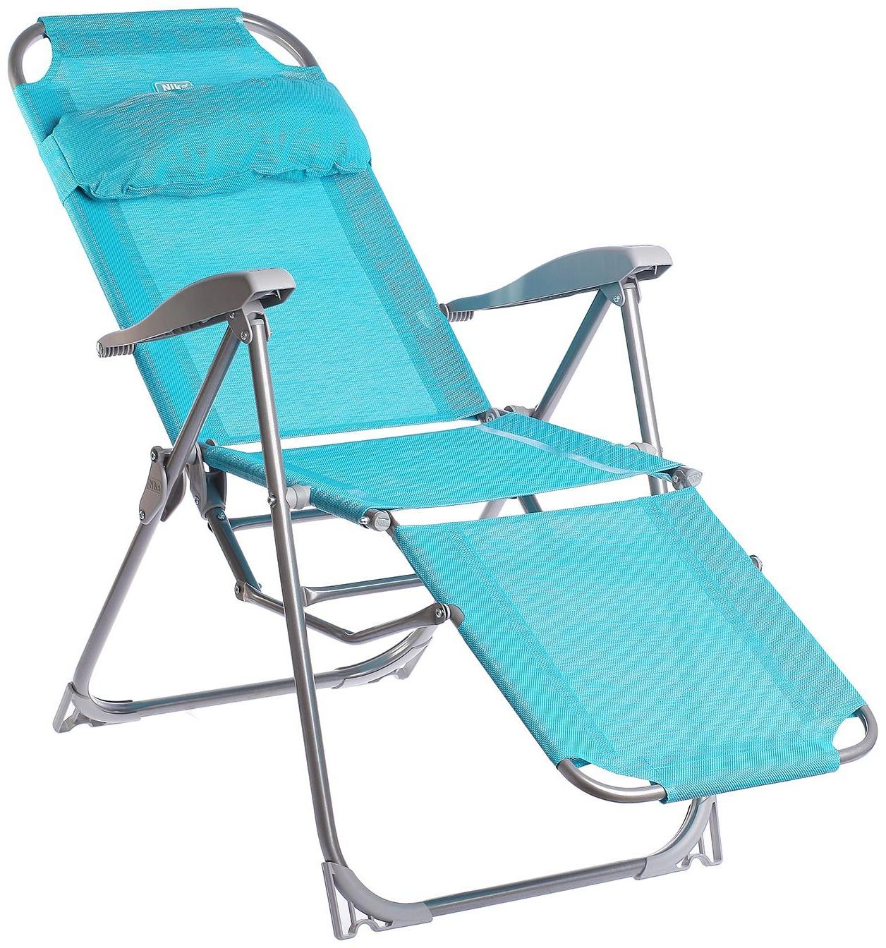 Кресло-шезлонг К3, р. 82 x 59 x 116 см, цвет бирюзовый