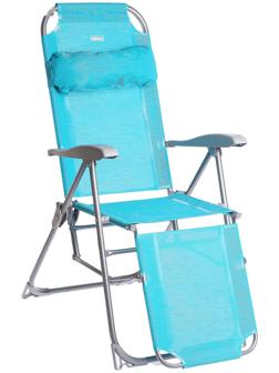 Кресло-шезлонг К3, р. 82 x 59 x 116 см, цвет бирюзовый