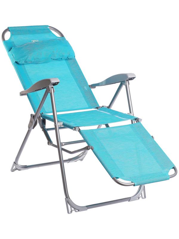 Кресло-шезлонг К3, р. 82 x 59 x 116 см, цвет бирюзовый