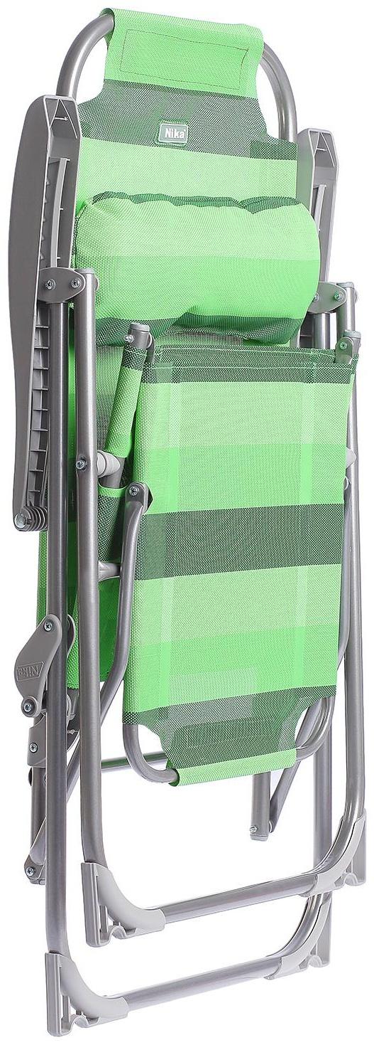 Кресло-шезлонг К3, р. 82 x 59 x 116 см, цвет зелёный