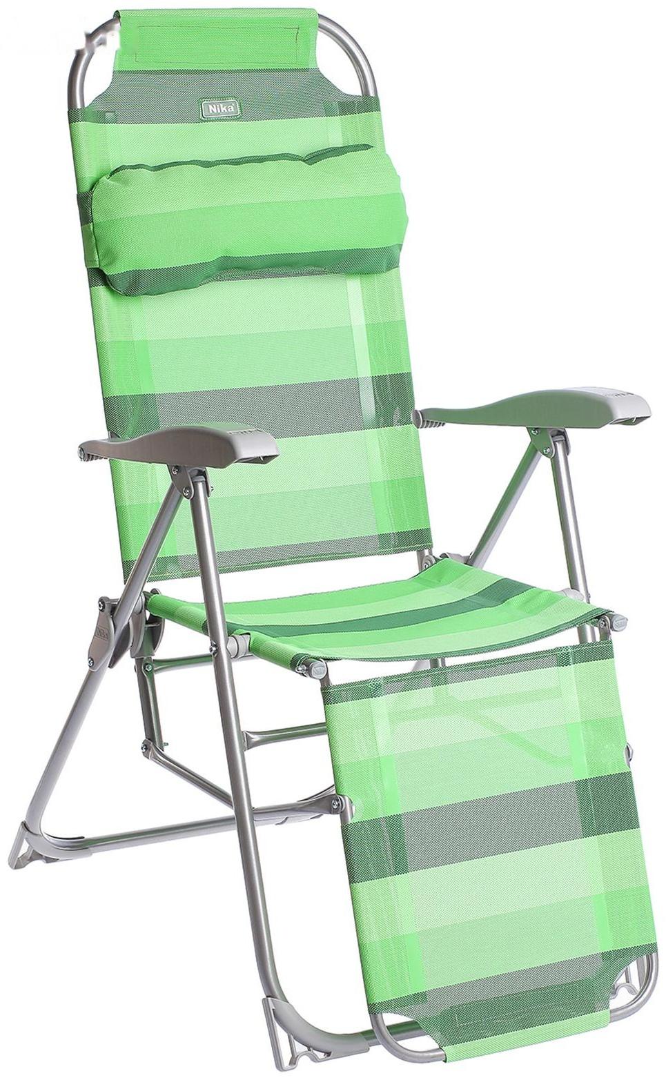 Кресло-шезлонг К3, р. 82 x 59 x 116 см, цвет зелёный