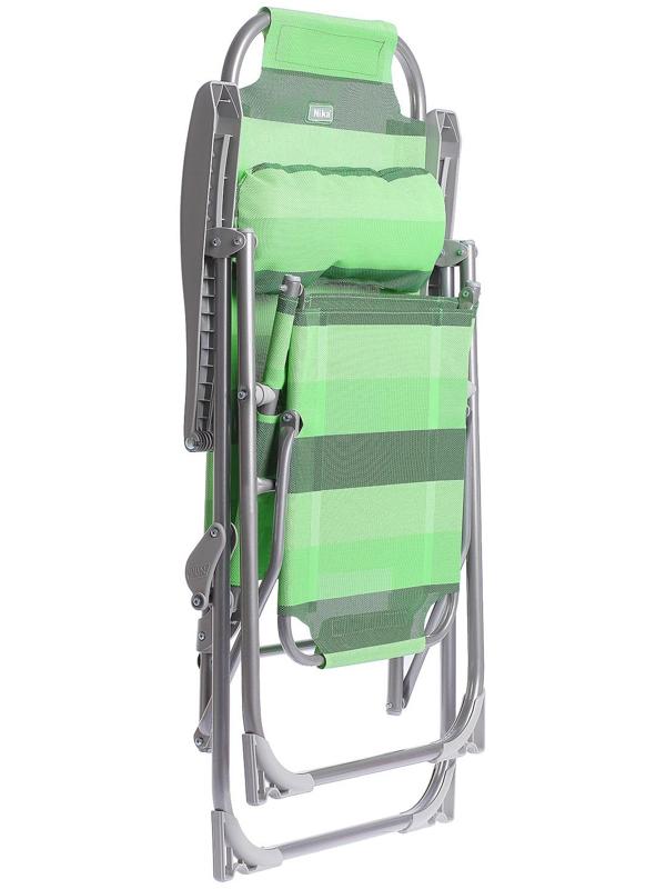 Кресло-шезлонг К3, р. 82 x 59 x 116 см, цвет зелёный