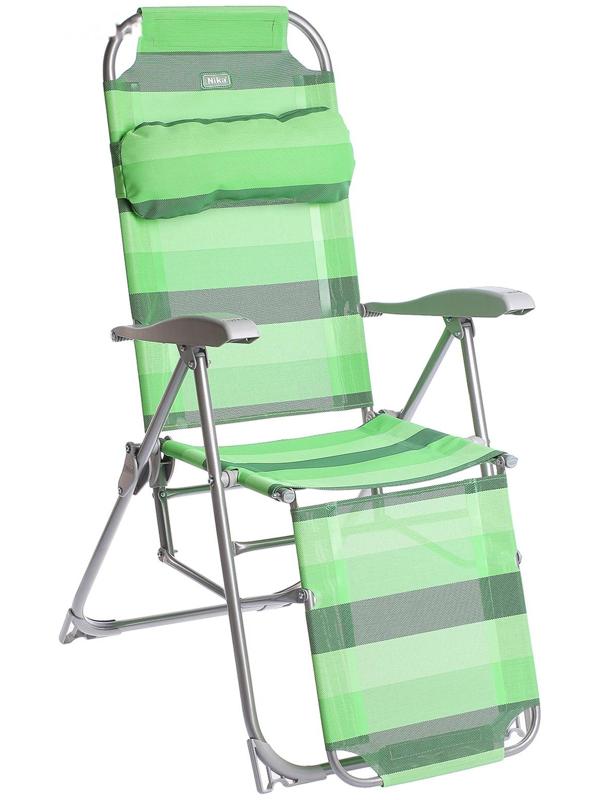 Кресло-шезлонг К3, р. 82 x 59 x 116 см, цвет зелёный