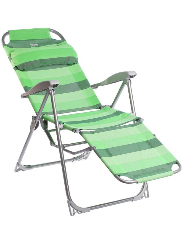 Кресло-шезлонг К3, р. 82 x 59 x 116 см, цвет зелёный