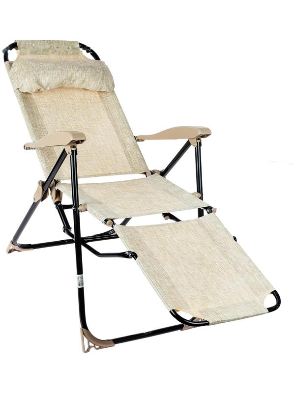 Кресло-шезлонг К3, р. 82 x 59 x 116 см, цвет белый дым