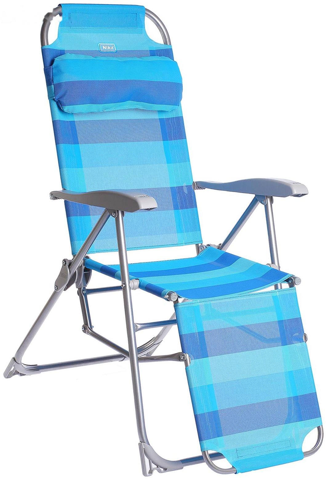 Кресло-шезлонг К3, р. 82 x 59 x 116 см, цвет синий