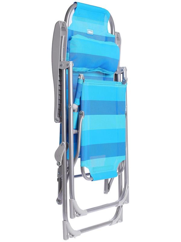 Кресло-шезлонг К3, р. 82 x 59 x 116 см, цвет синий