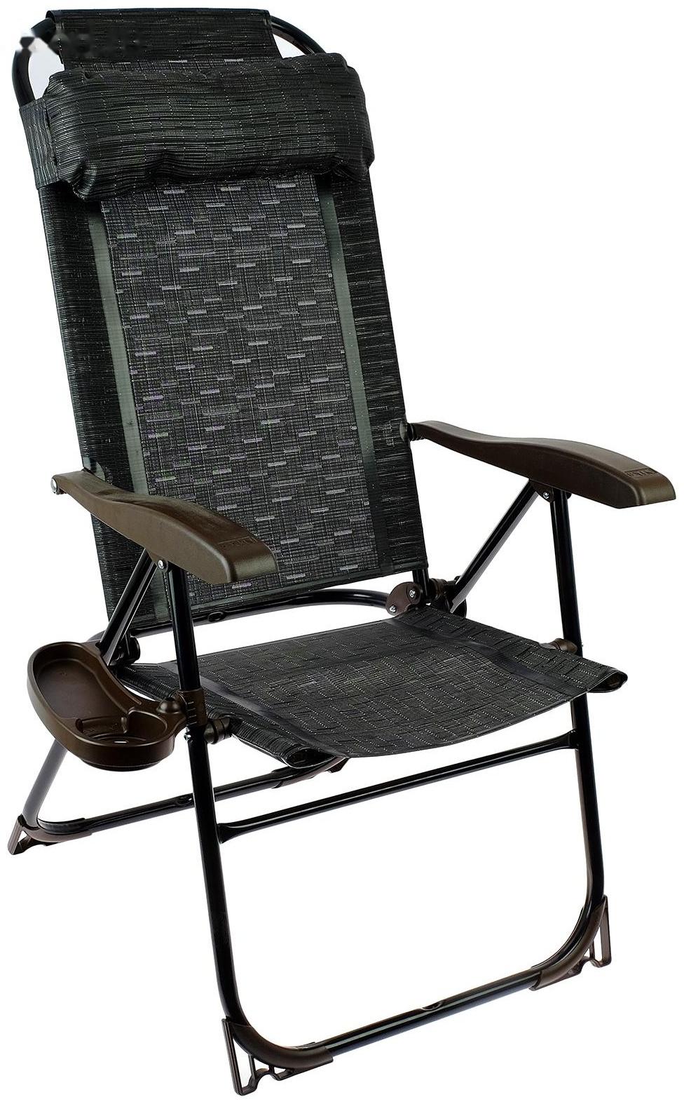 Кресло-шезлонг с полкой КШ2/5, р. 75 x 59 x 109 см, цвет венге