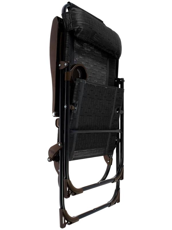 Кресло-шезлонг с полкой КШ2/5, р. 75 x 59 x 109 см, цвет венге