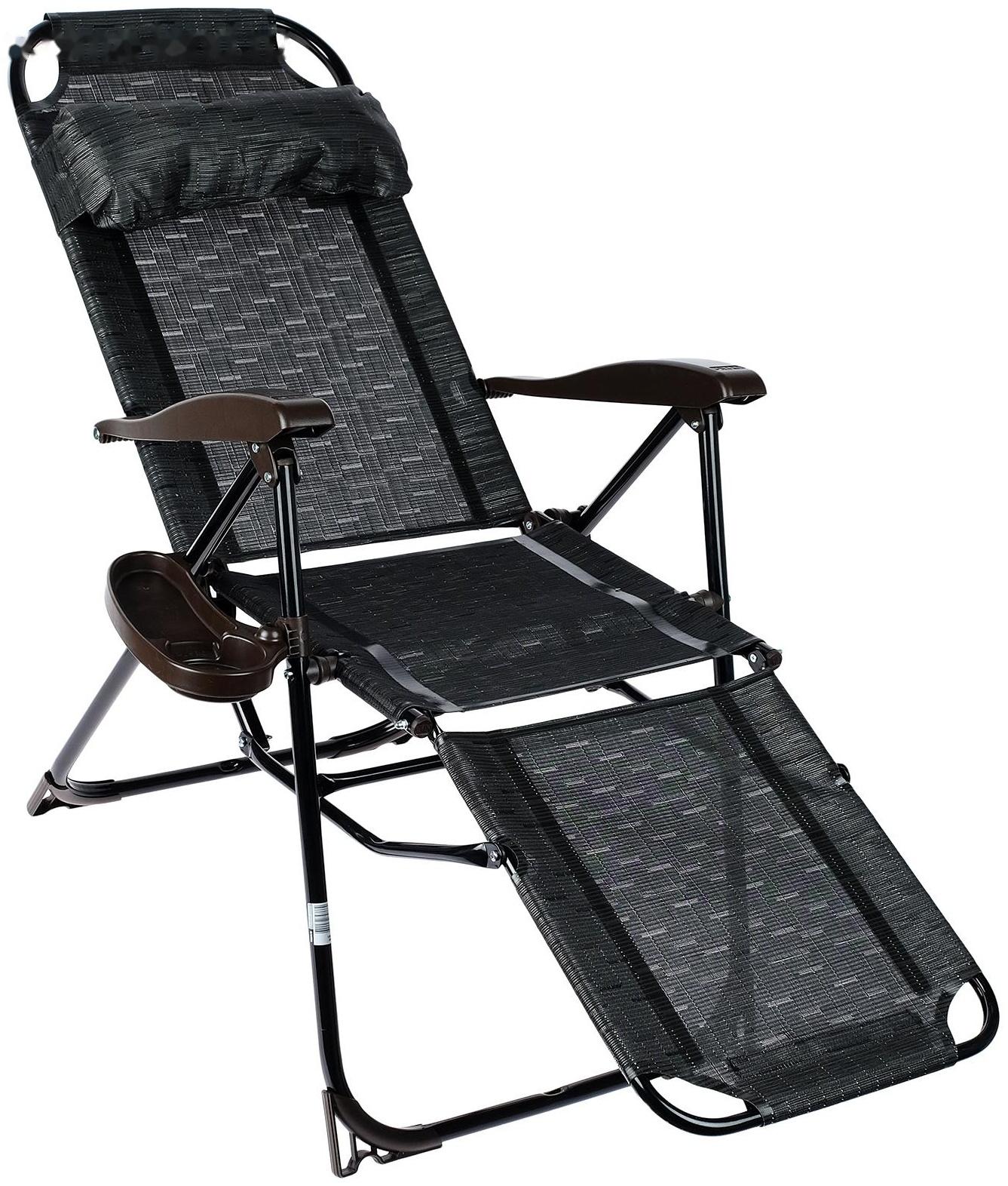 Кресло-шезлонг КШ3/5, р. 82 x 59 x 116 см, цвет венге