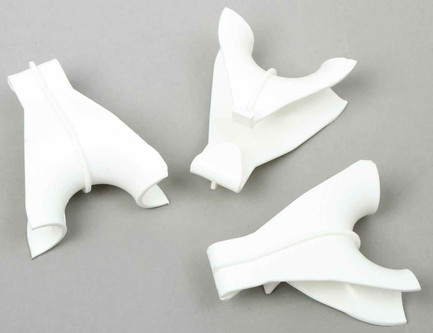 Кистедержатель для вьющихся растений, набор 5 шт., белый