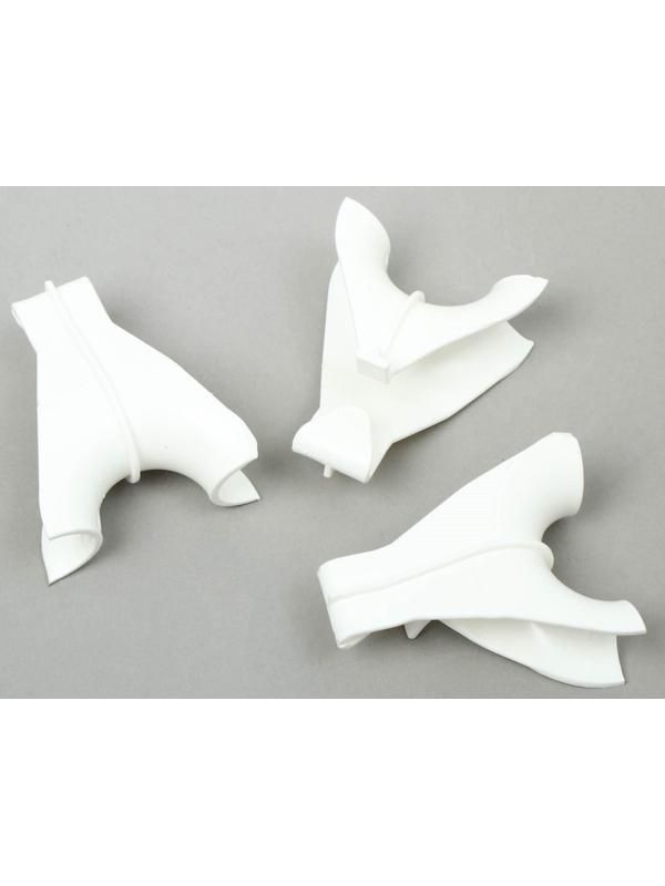 Кистедержатель для вьющихся растений, набор 5 шт., белый