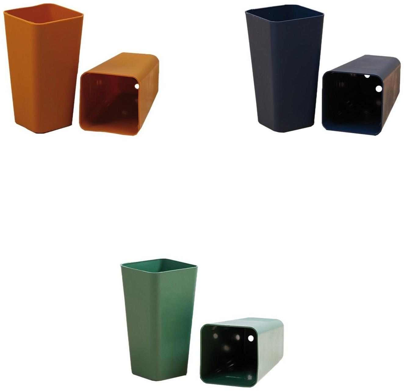 Горшок для рассады, 600 мл, d = 8,5 см, h = 15 см, МИКС