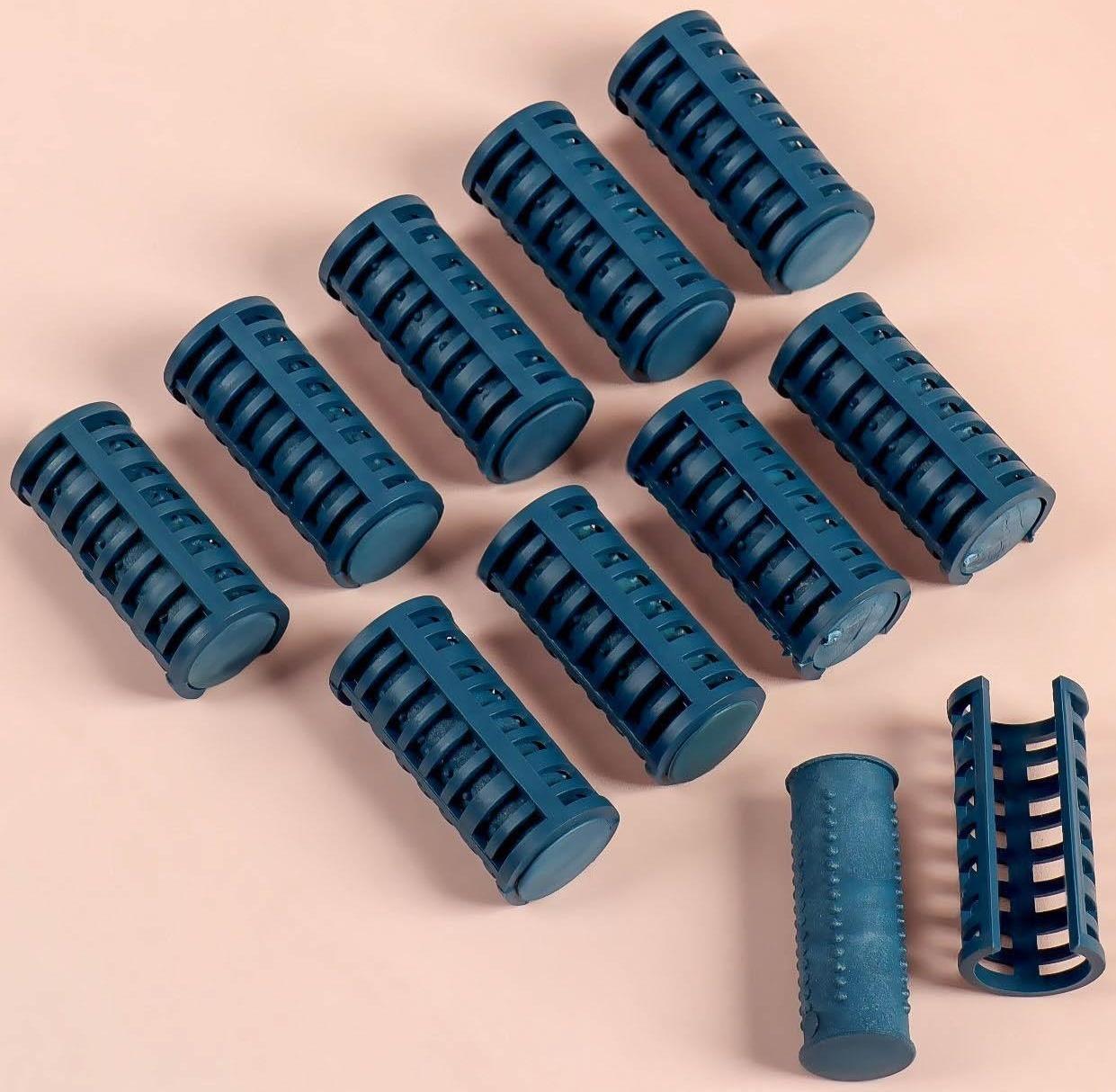 Термобигуди с фиксатором, d = 2,2 см, 10 шт, цвет МИКС