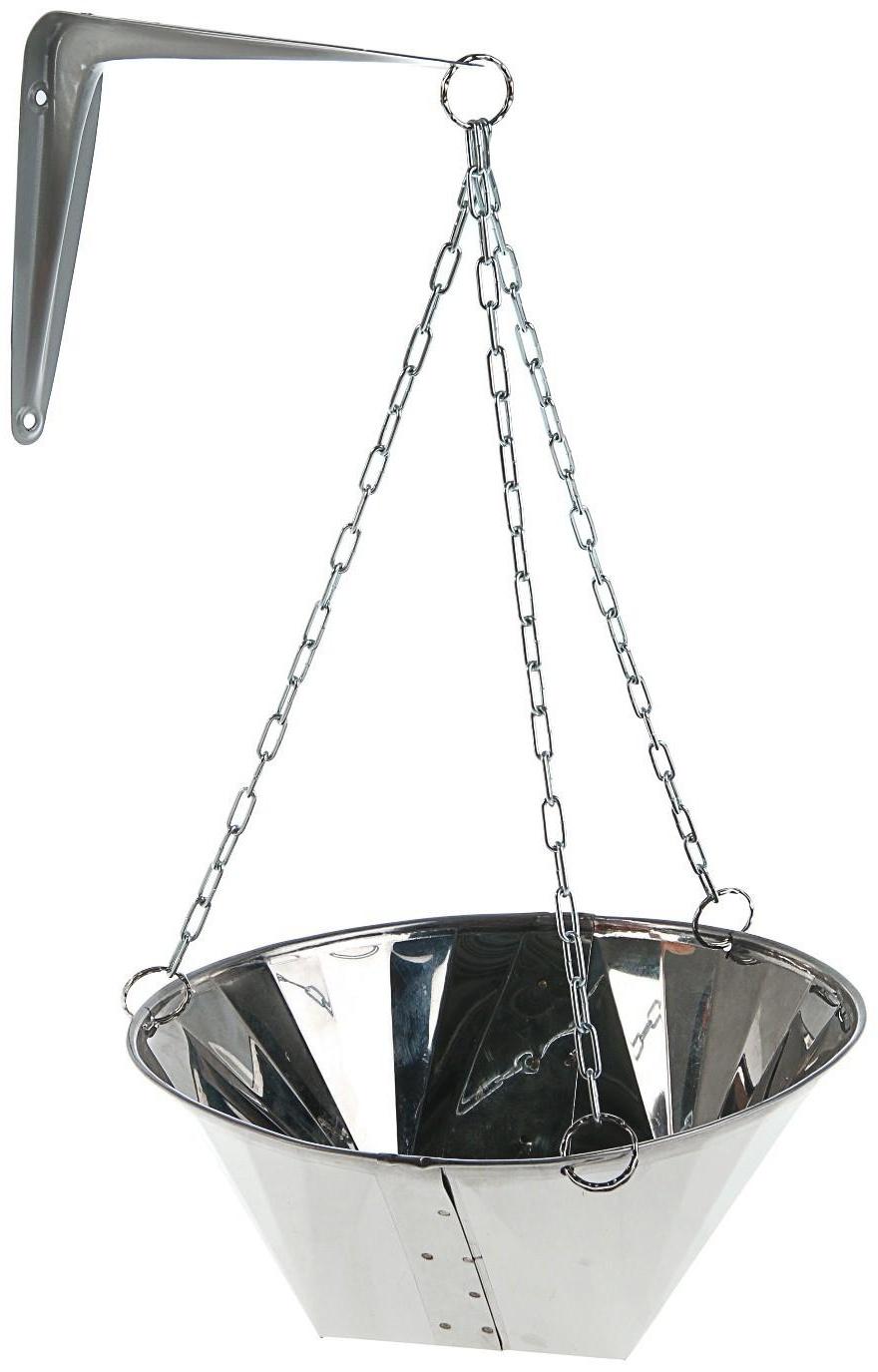 Чаша для соли из нержавеющей стали с креплением и цепочкой 4 л