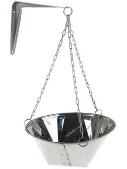 Чаша для соли из нержавеющей стали с креплением и цепочкой 4 л