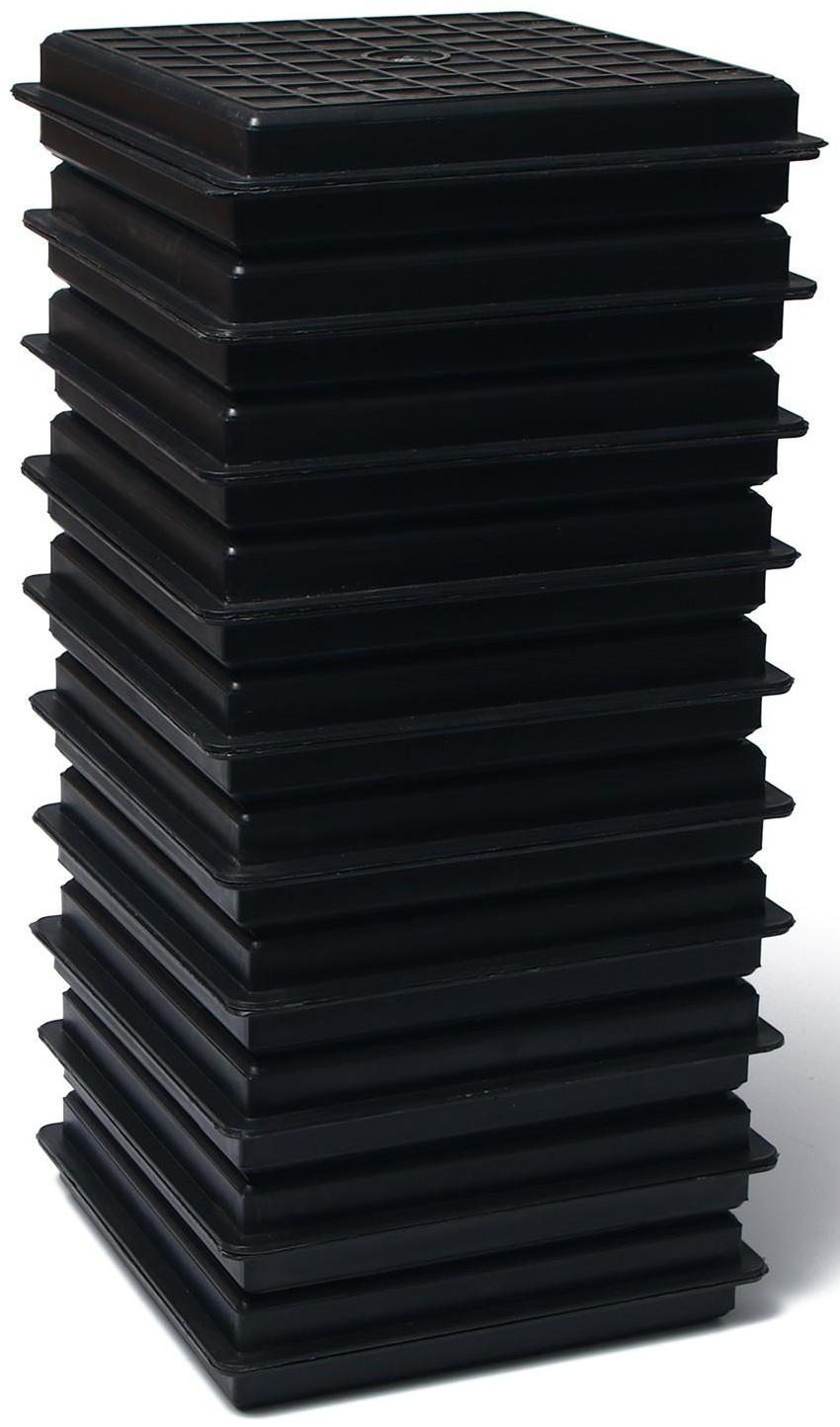 Форма для тротуарной плитки «Галька», 25 × 25 × 2,5 см, Ф32001, 1 шт.