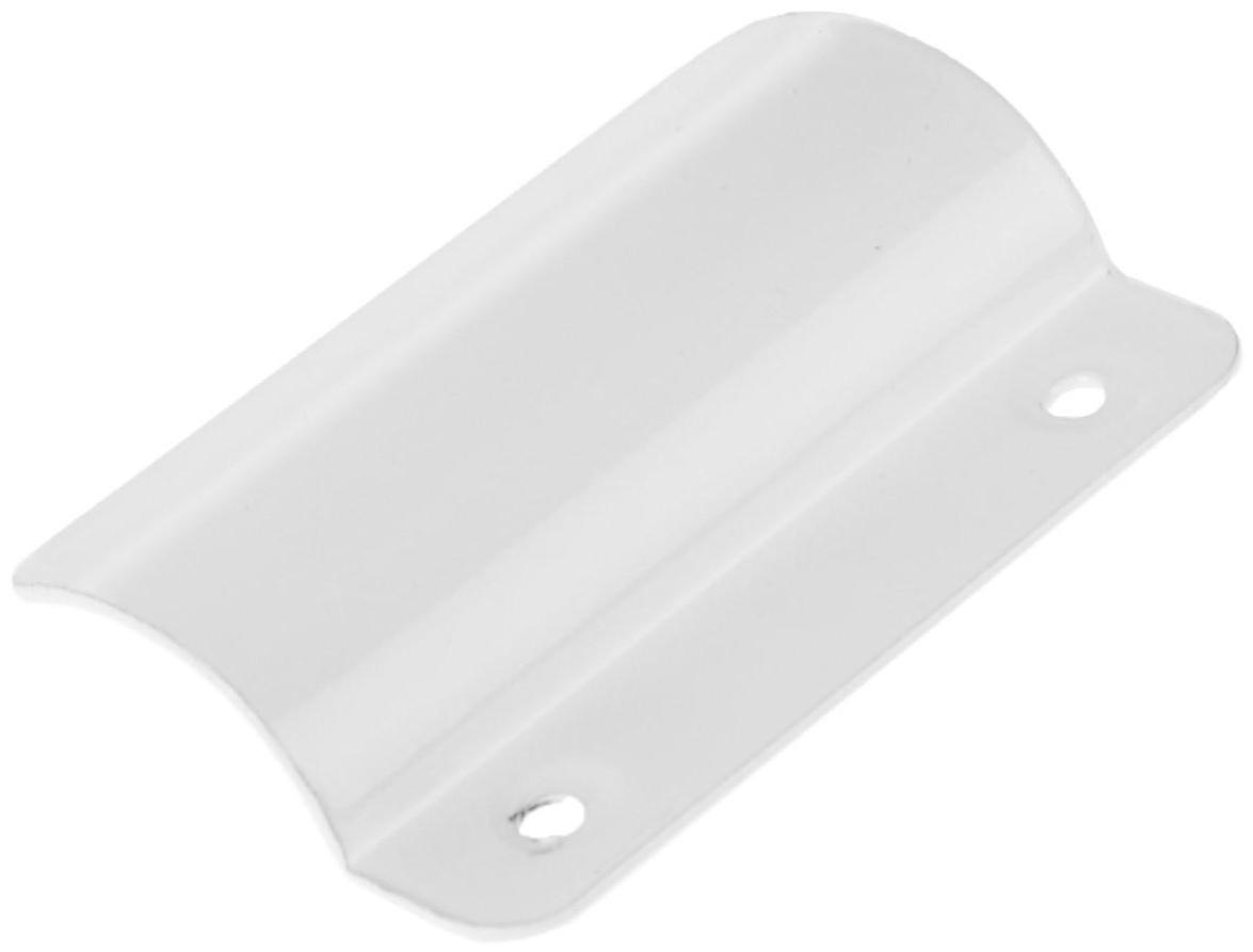 Балконная ручка, для внеш.закрывания, 50 мм, металл, белая,