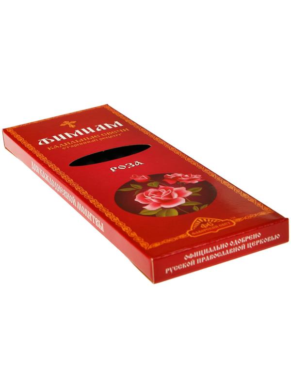 Набор традиционных русских благовоний Фимиам «Роза», 7шт+подставка
