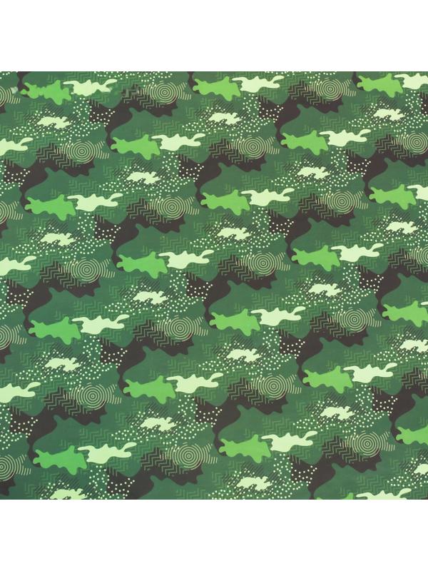 Бумага упаковочная глянец «Камуфляж», 70 х 100 см / 10 шт.
