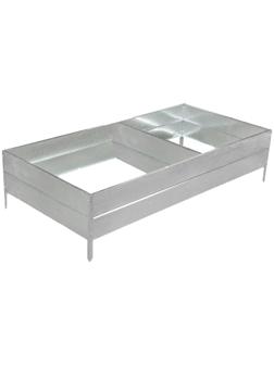 Грядка оцинкованная, 295 × 100 × 30 см, Greengo