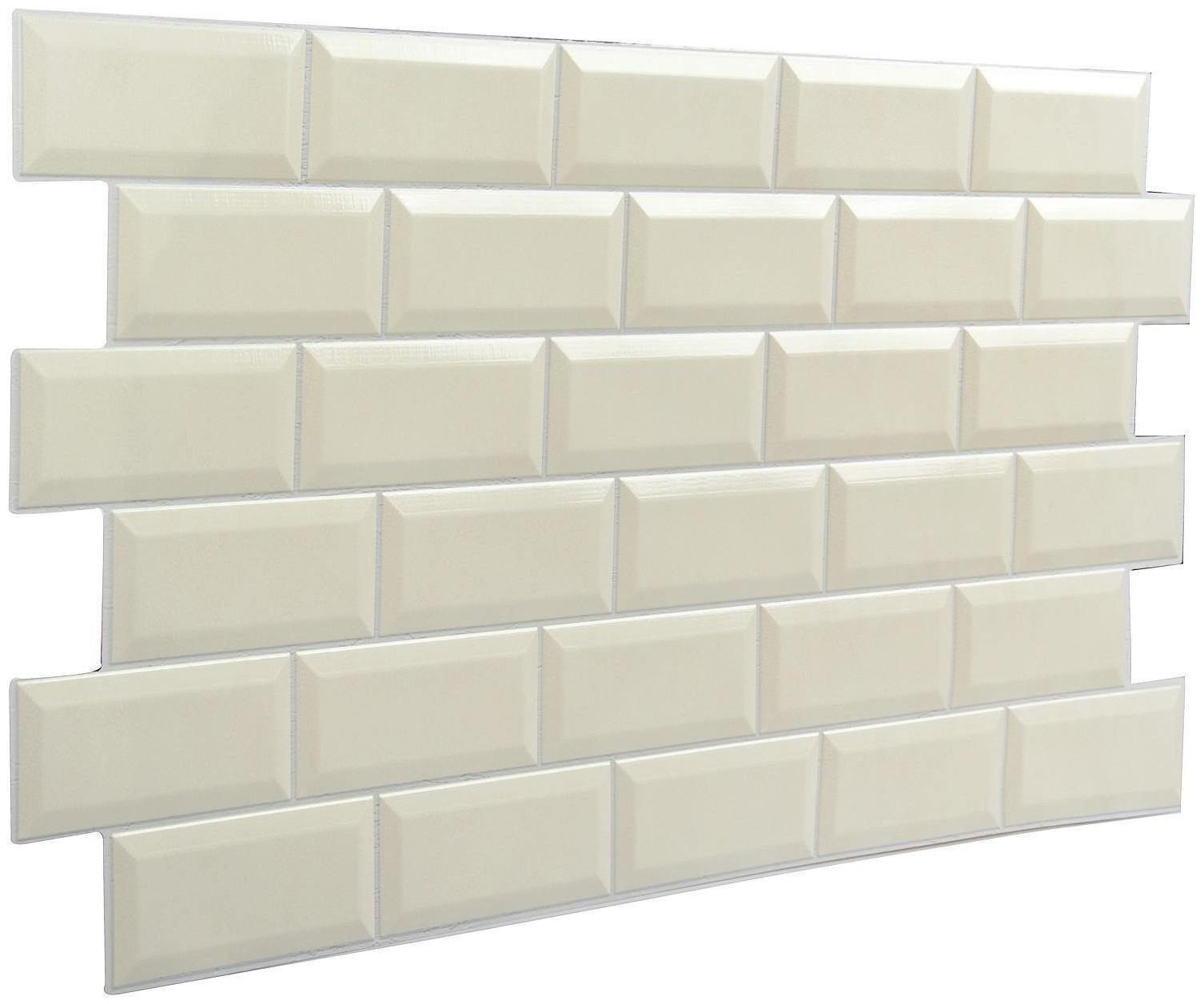 Панель ПВХ плитка Кабанчики бежевая 485х960