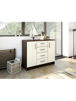 Комод Эра, 1000 × 830 × 440, Венге/Лоредо