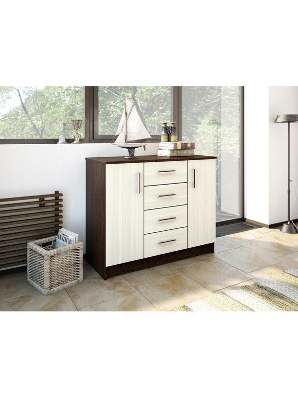 Комод Эра, 1000 × 830 × 440, Венге/Лоредо