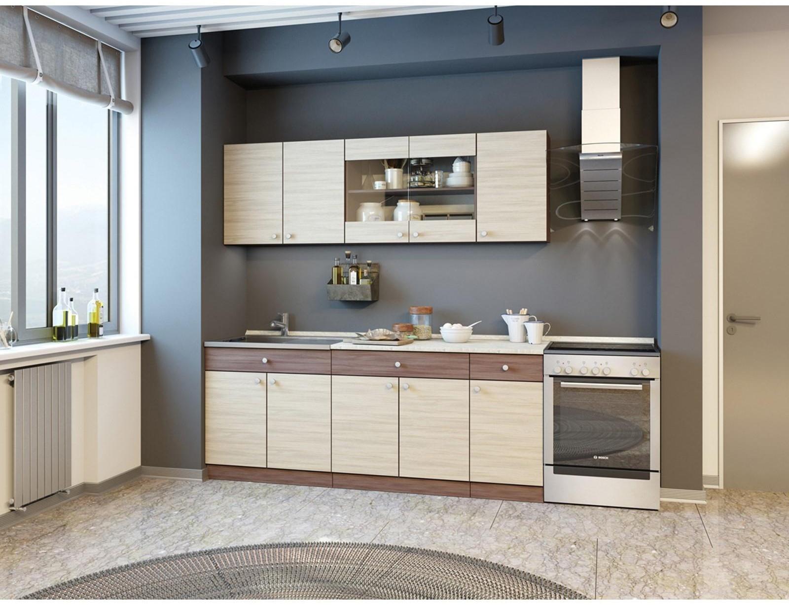 Шкаф навесной, 600 × 626 × 290 Ясень шимо темный/Ясень шимо светлый