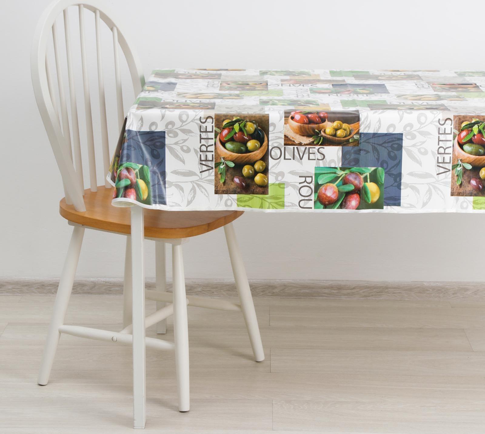 Скатерть на нетканой основе многоразовая с бейкой 135х110(+/-5) см 