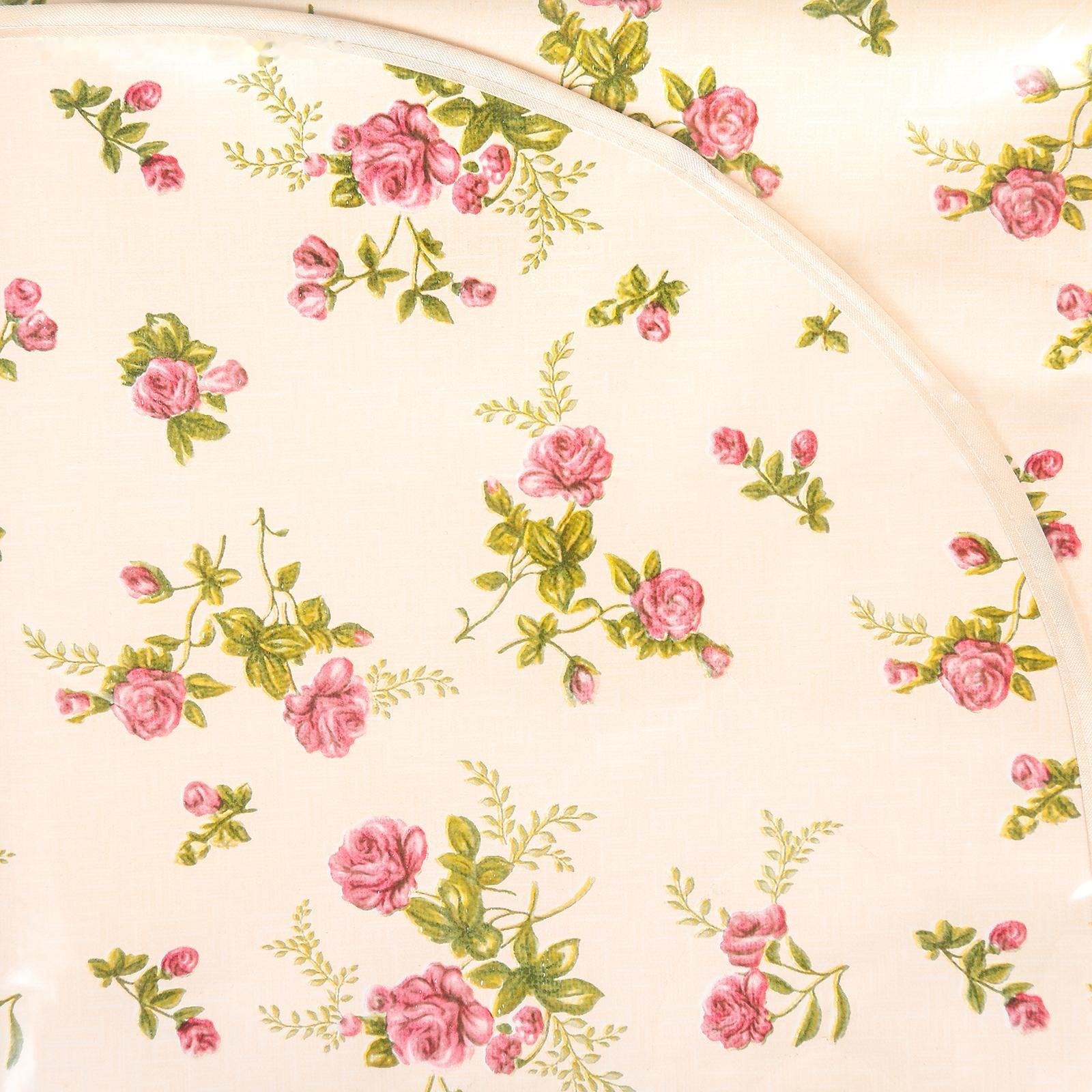 Скатерть на нетканой основе многоразовая с бейкой 135х110(+/-5) см 