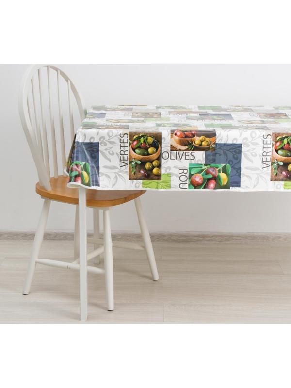 Скатерть на нетканой основе многоразовая с бейкой 135х110(+/-5) см 